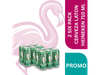 2 SIX PACK CERVEZAS LATAS HEINEKEN 710 ML
