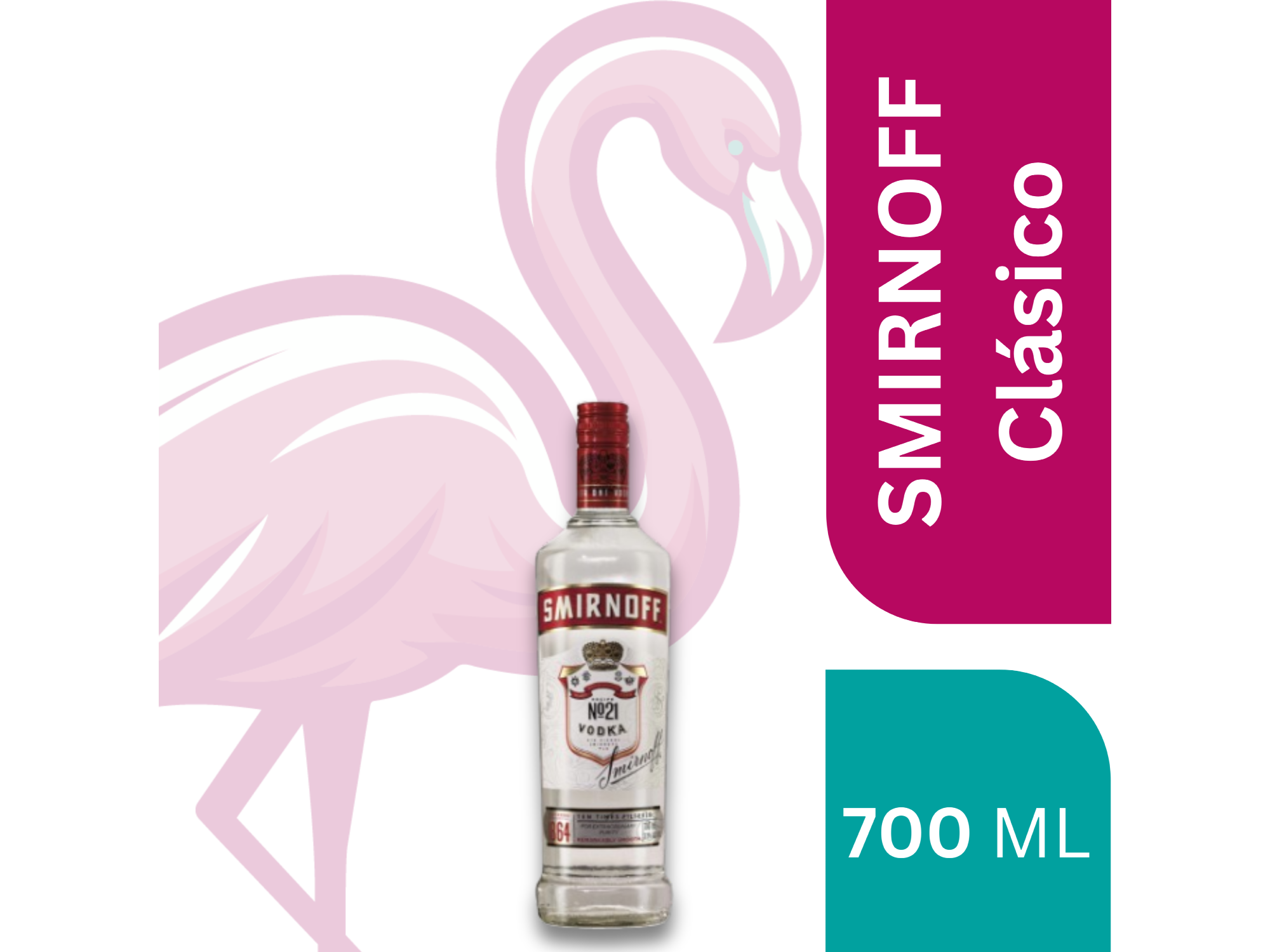 SMIRNOFF CLÁSICO 700 ML