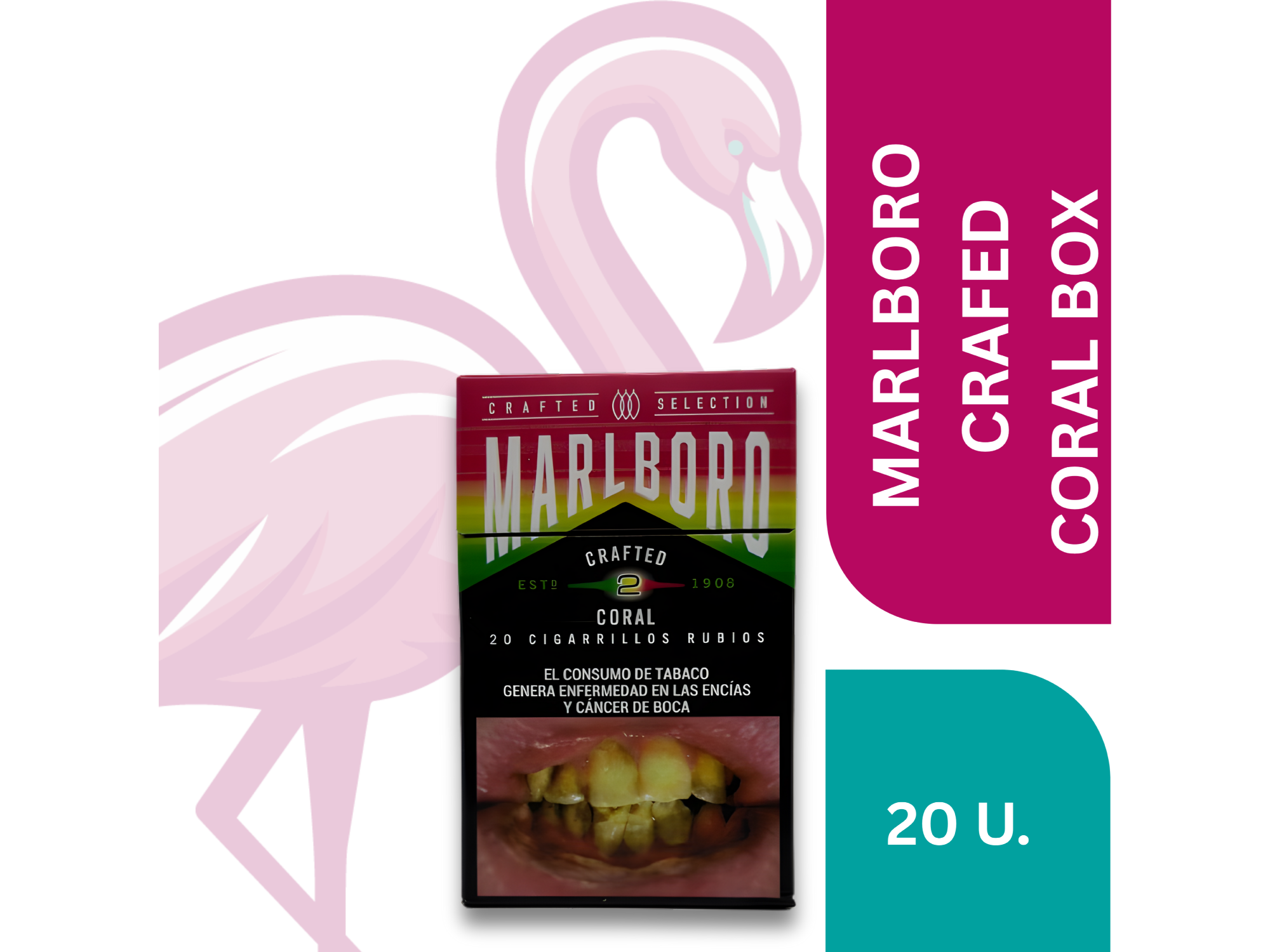 MARLBORO CRAFTED 20 CORAL BOX