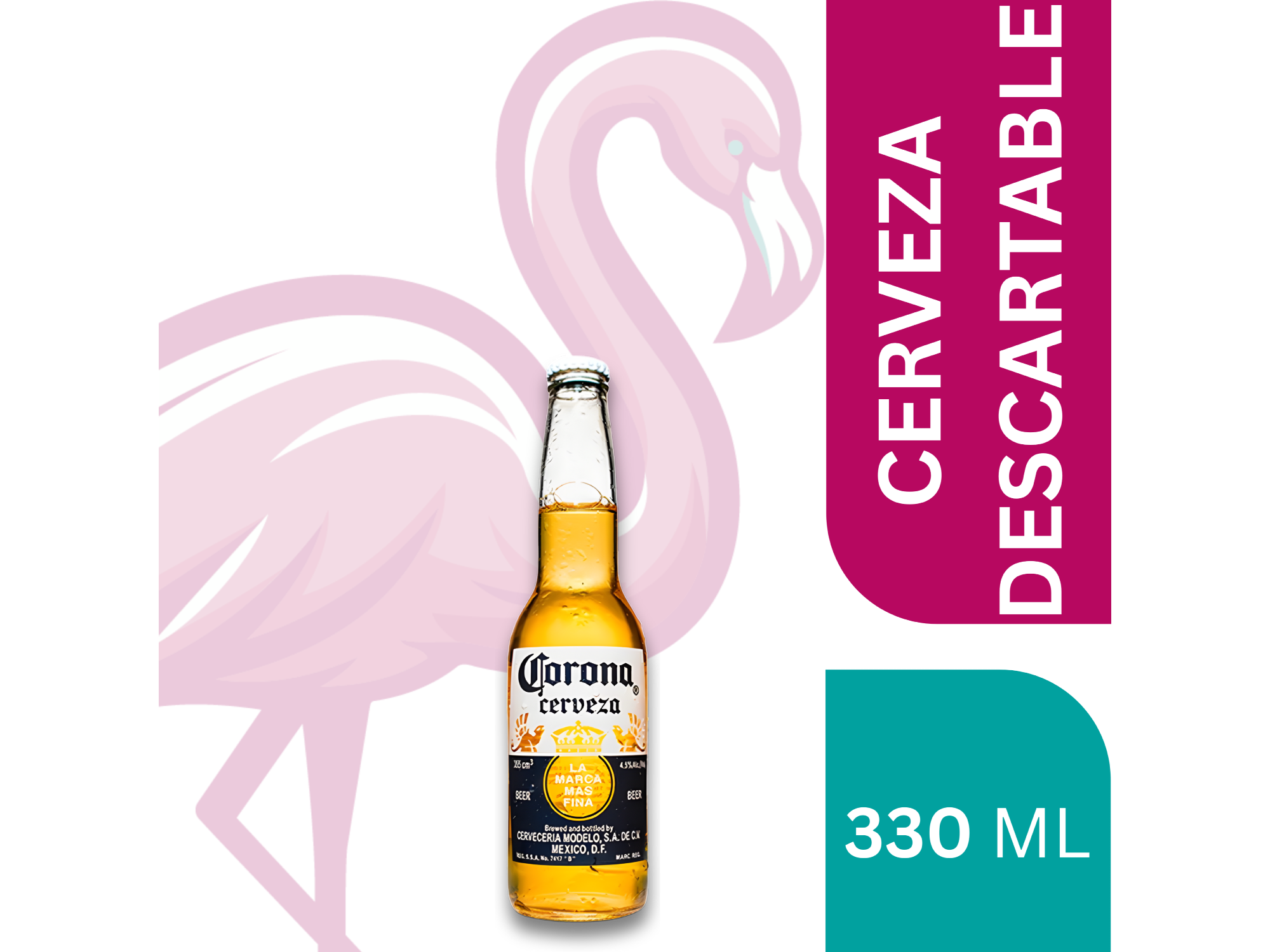 CERVEZA DESCARTABLE CORONA 710 ML