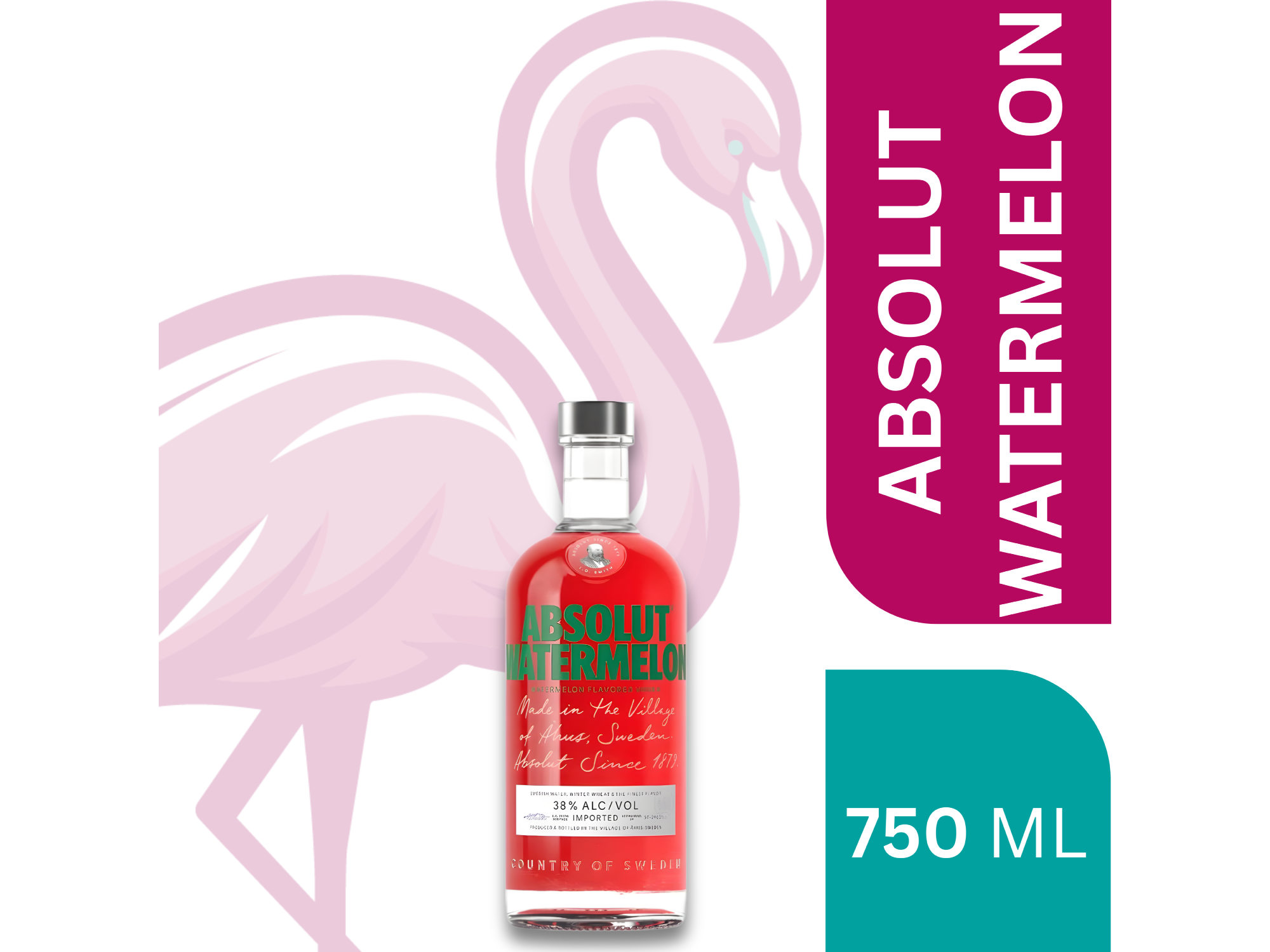 ABSOLUT SABORIZADO WATERMELON 750 ML