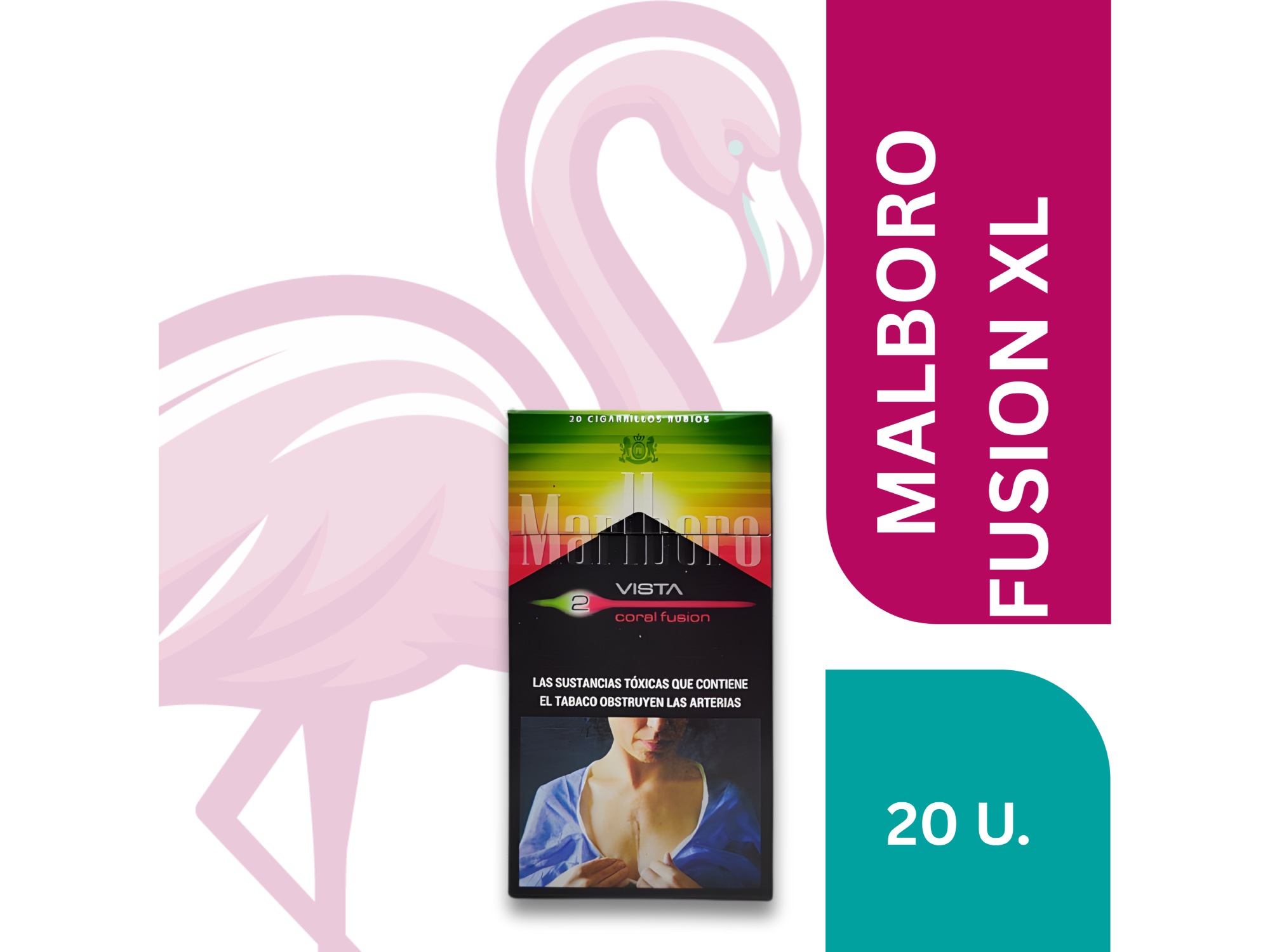 MALBORO 20 VISTA CORAL FUSION XL BOX