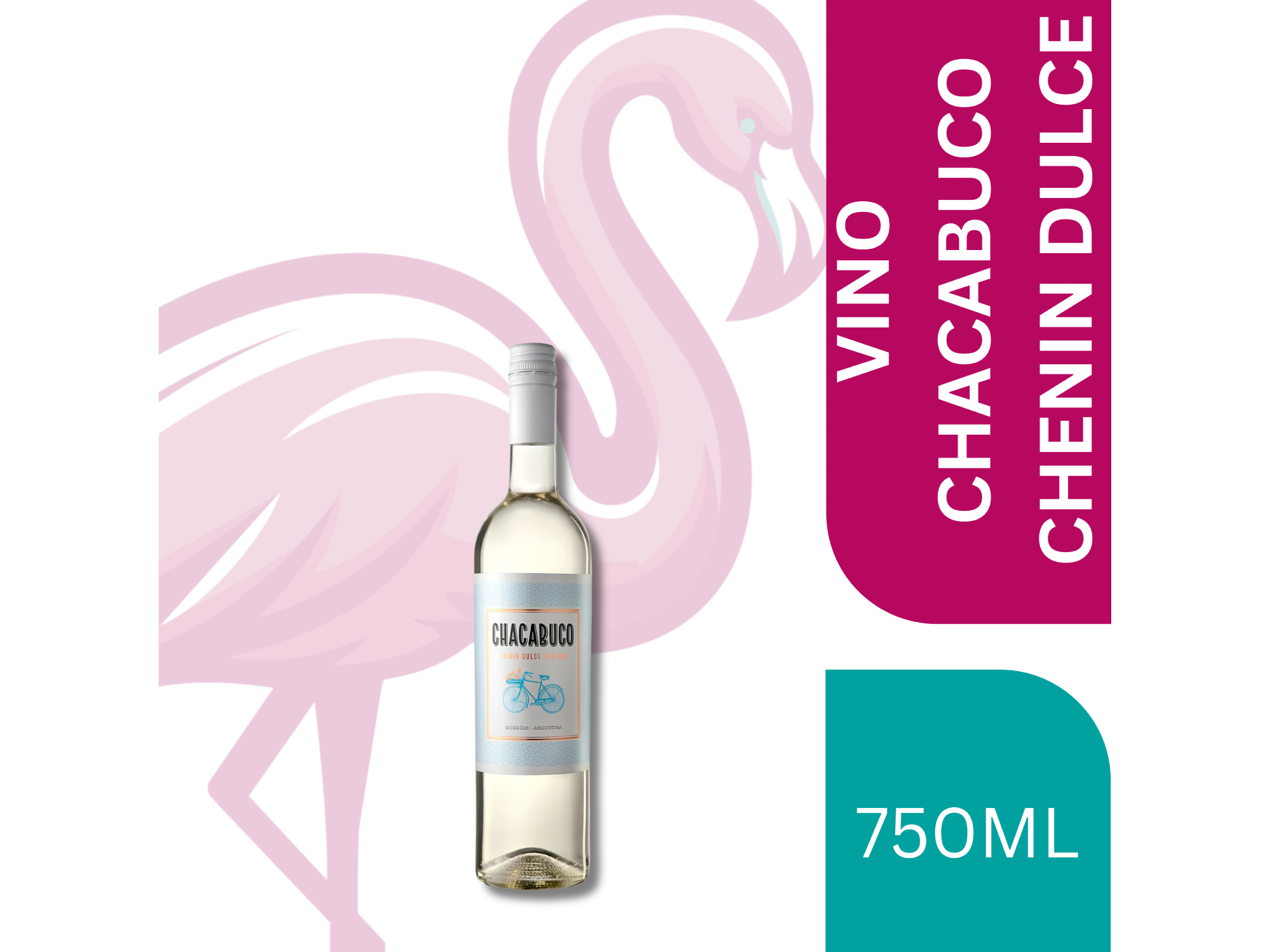 VINO CHACABUCO CHENIN DULCE BLANCO 750 ML