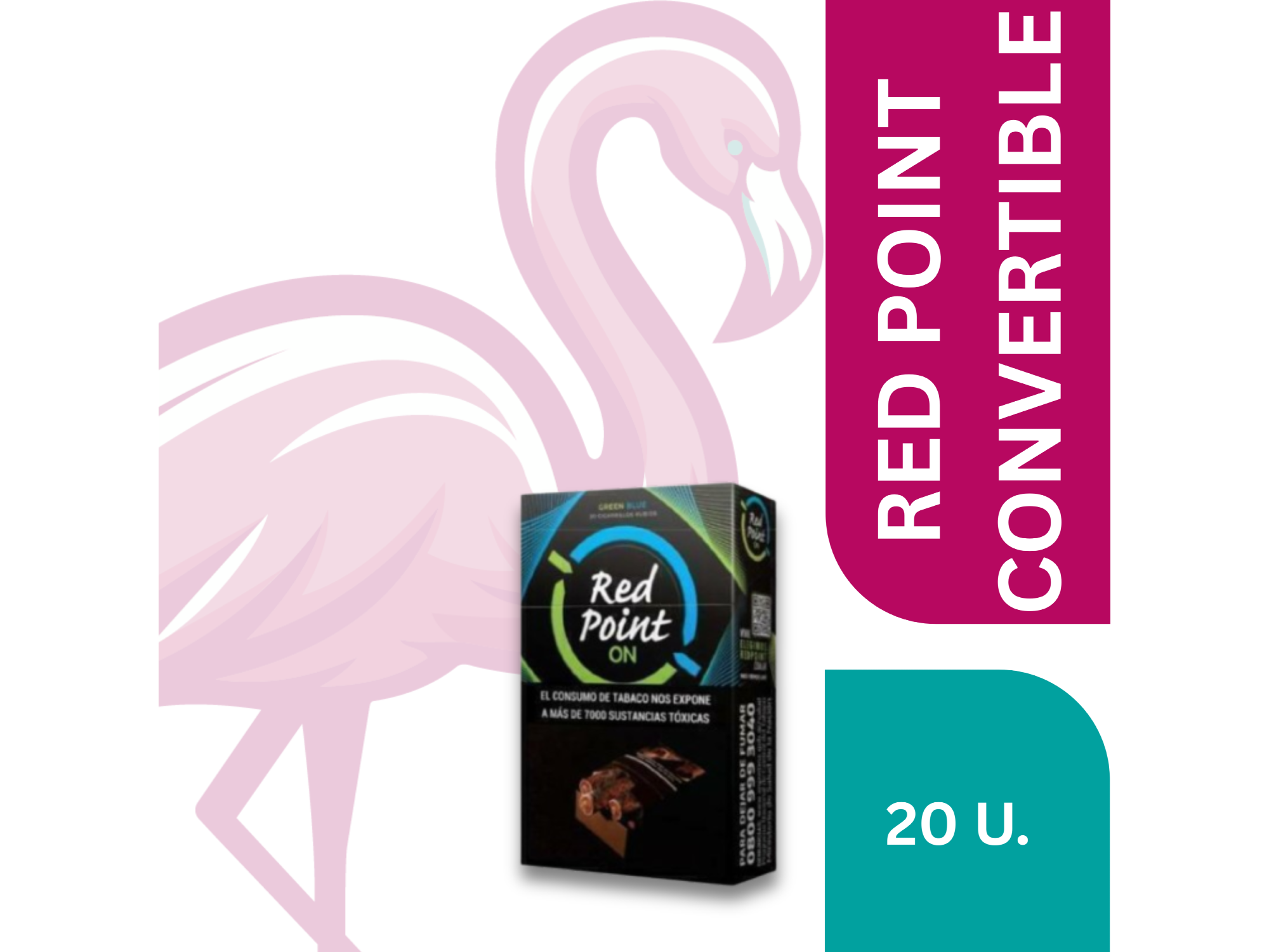 RED POINT 20 CONVERTIBLE GREEN BLUE BOX