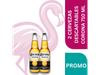 2 CERVEZAS DESCARTABLES CORONA 710 ML