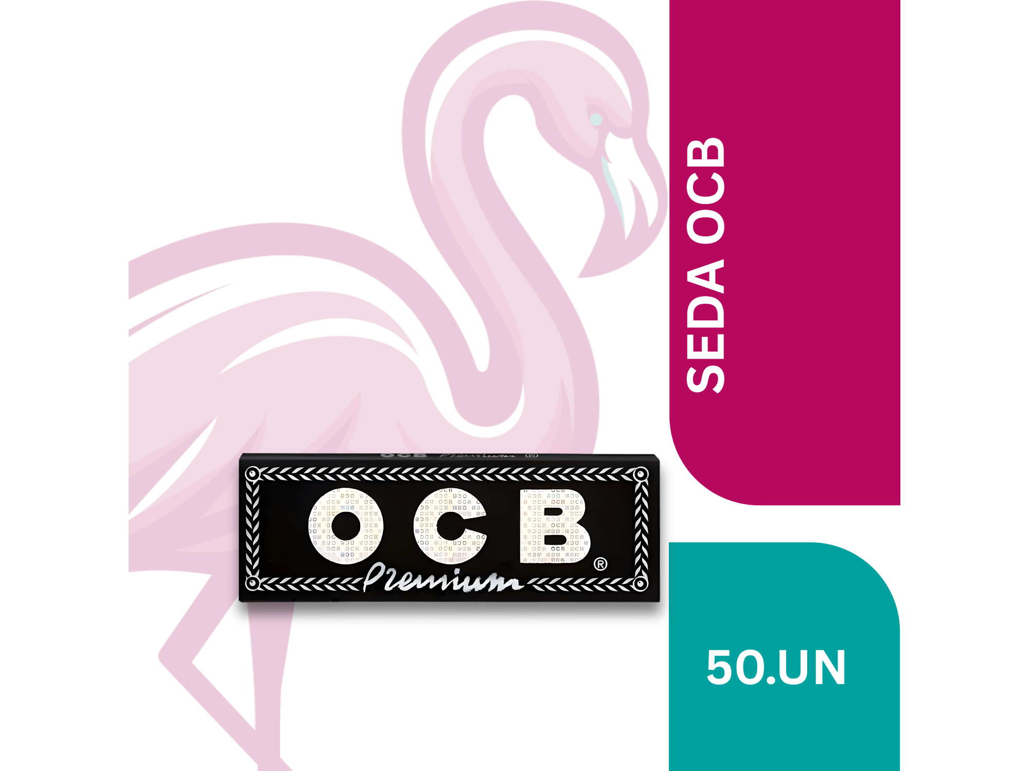 PAPEL/SEDA PARA ARMAR OCB PREMIUM NEGRO X50 HOJAS