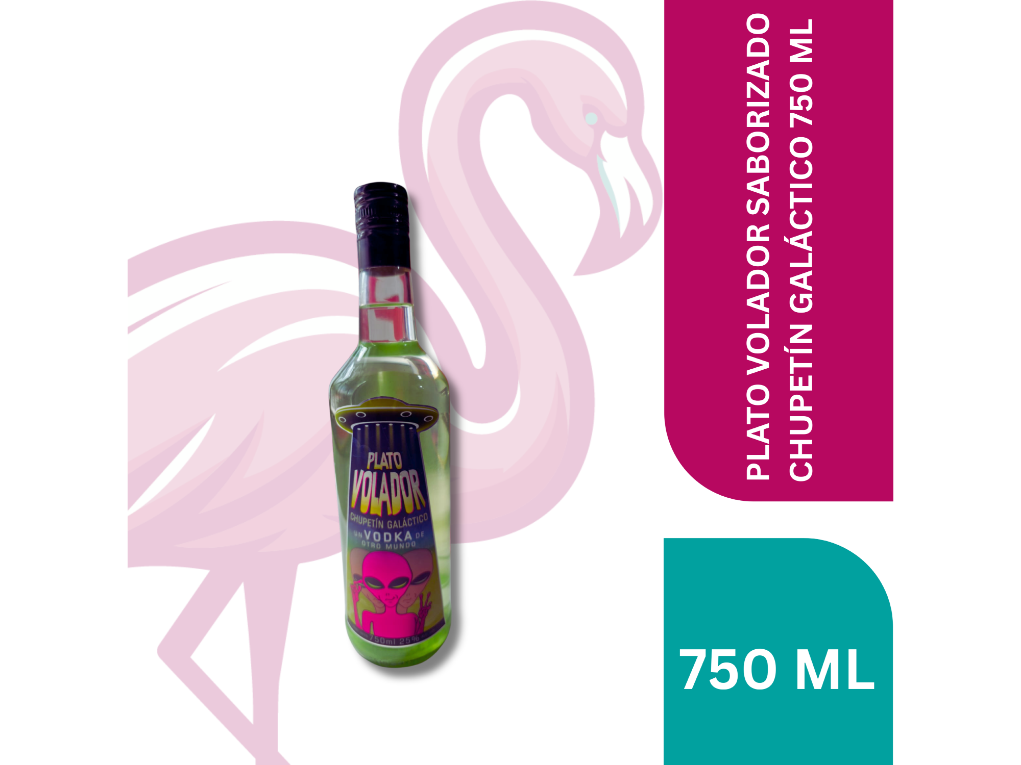 PLATO VOLADOR SABORIZADO CHUPETÍN GALÁCTICO 750 ML