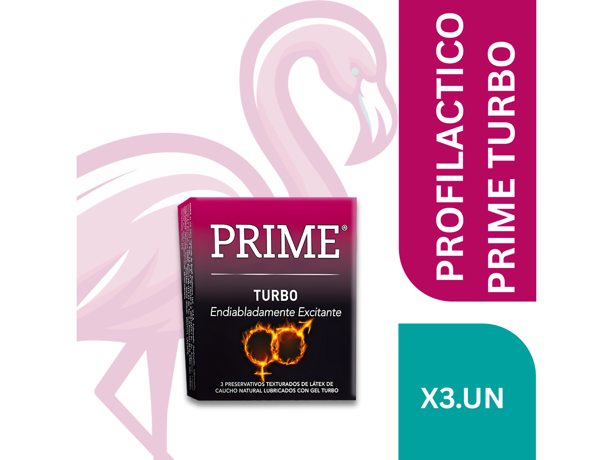 PROFILACTICO/PRESERVATIVO PRIME TURBO X3U