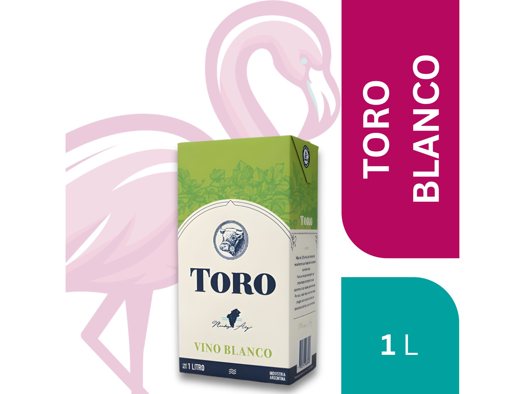 VINO TORO BLANCO EN CAJA 1LT