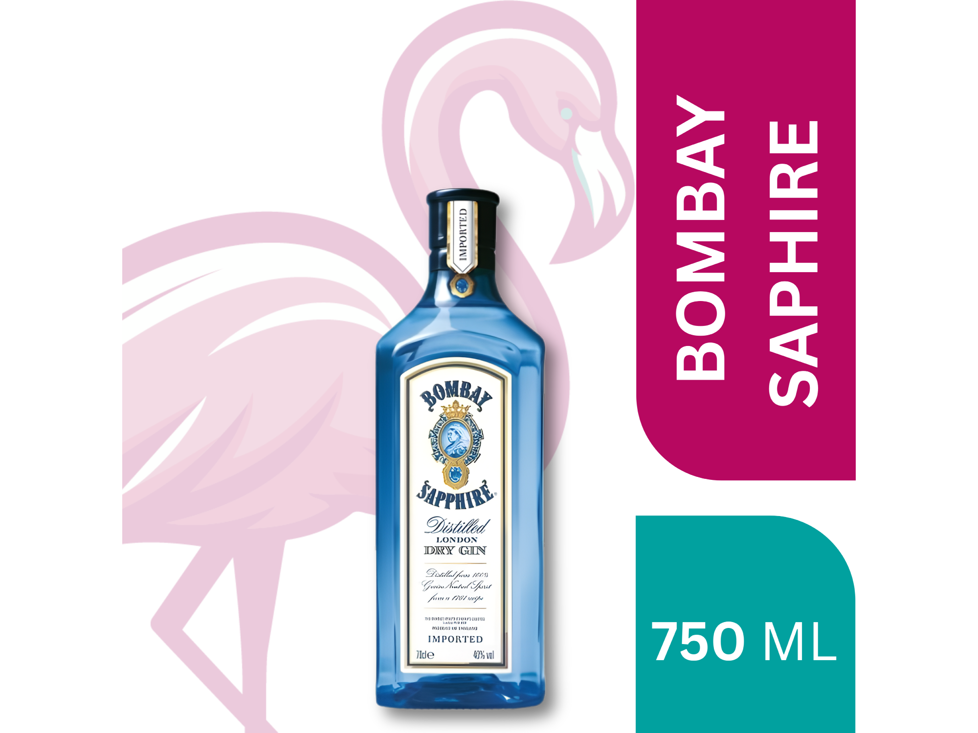 BOMBAY SAPHIRE 750 ML