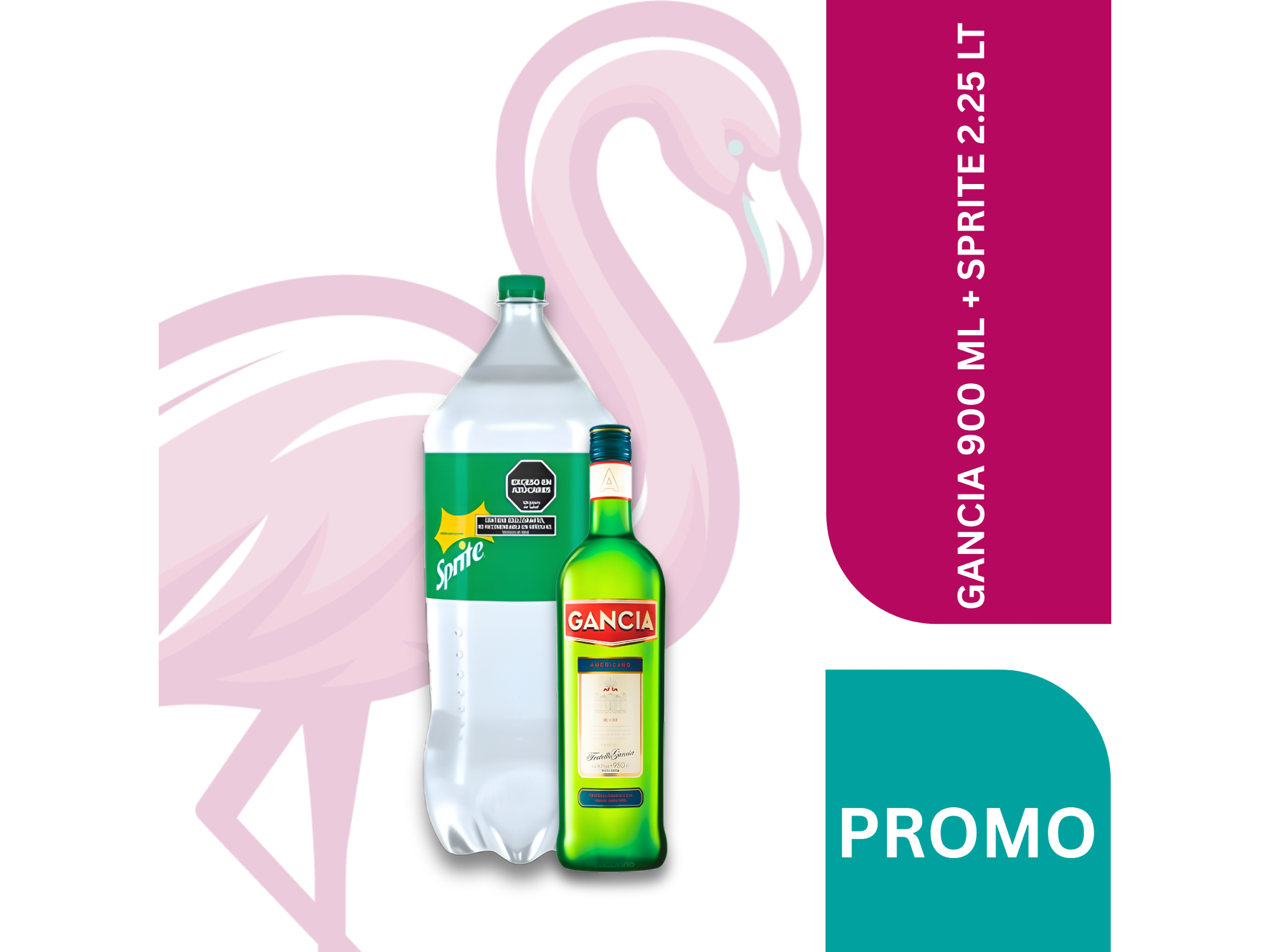 GANCIA 900 ML + SPRITE 2.25 LT 💎