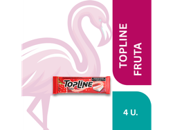 CHICLE TOPLINE CHICO FRUTA (ROJO)