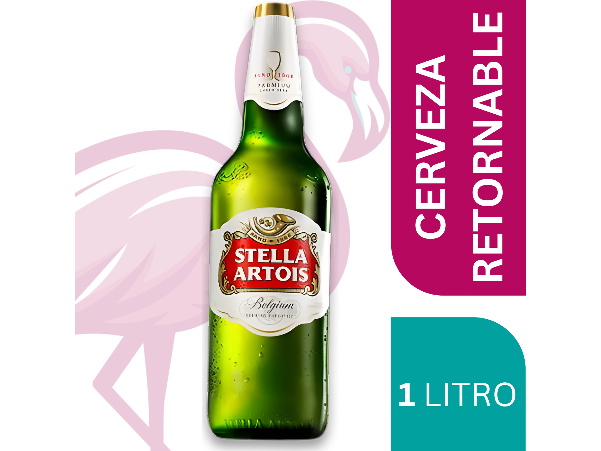 CERVEZA RETORNABLE STELLA ARTOIS 1LT