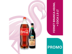 FERNET BRANCA 450ML + COCA 1.5 LT