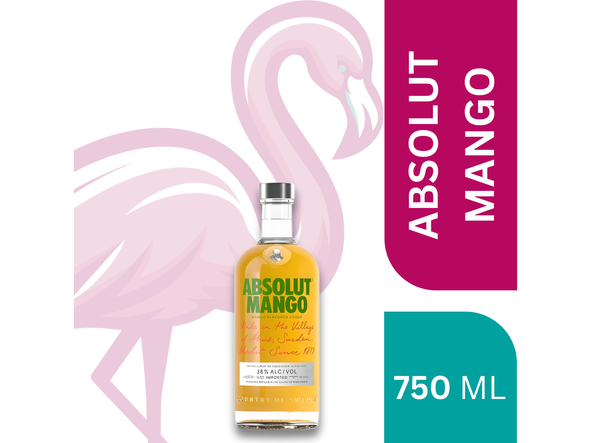 ABSOLUT SABORIZADO MANGO 750 ML