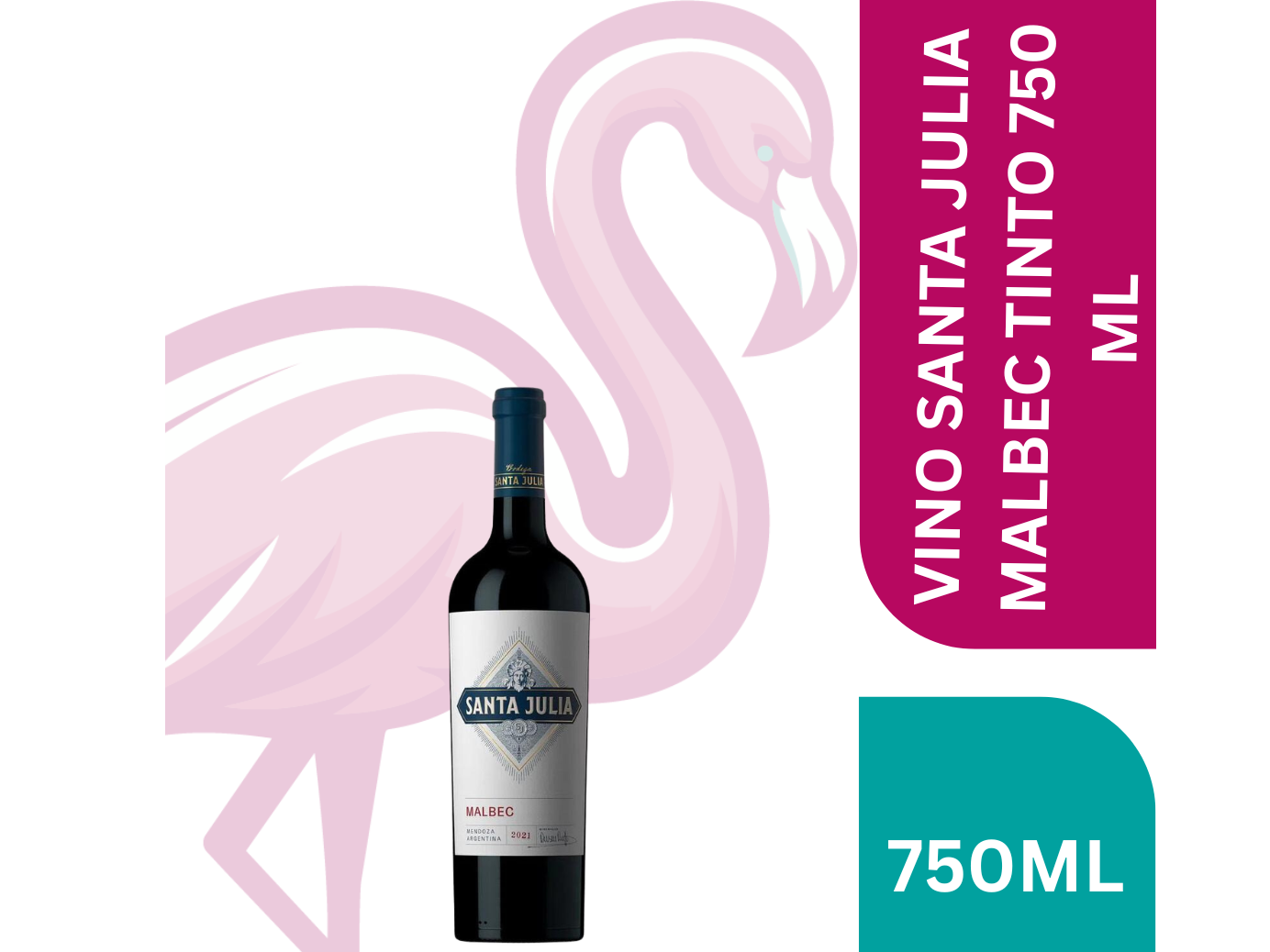 VINO SANTA JULIA MALBEC TINTO 750 ML