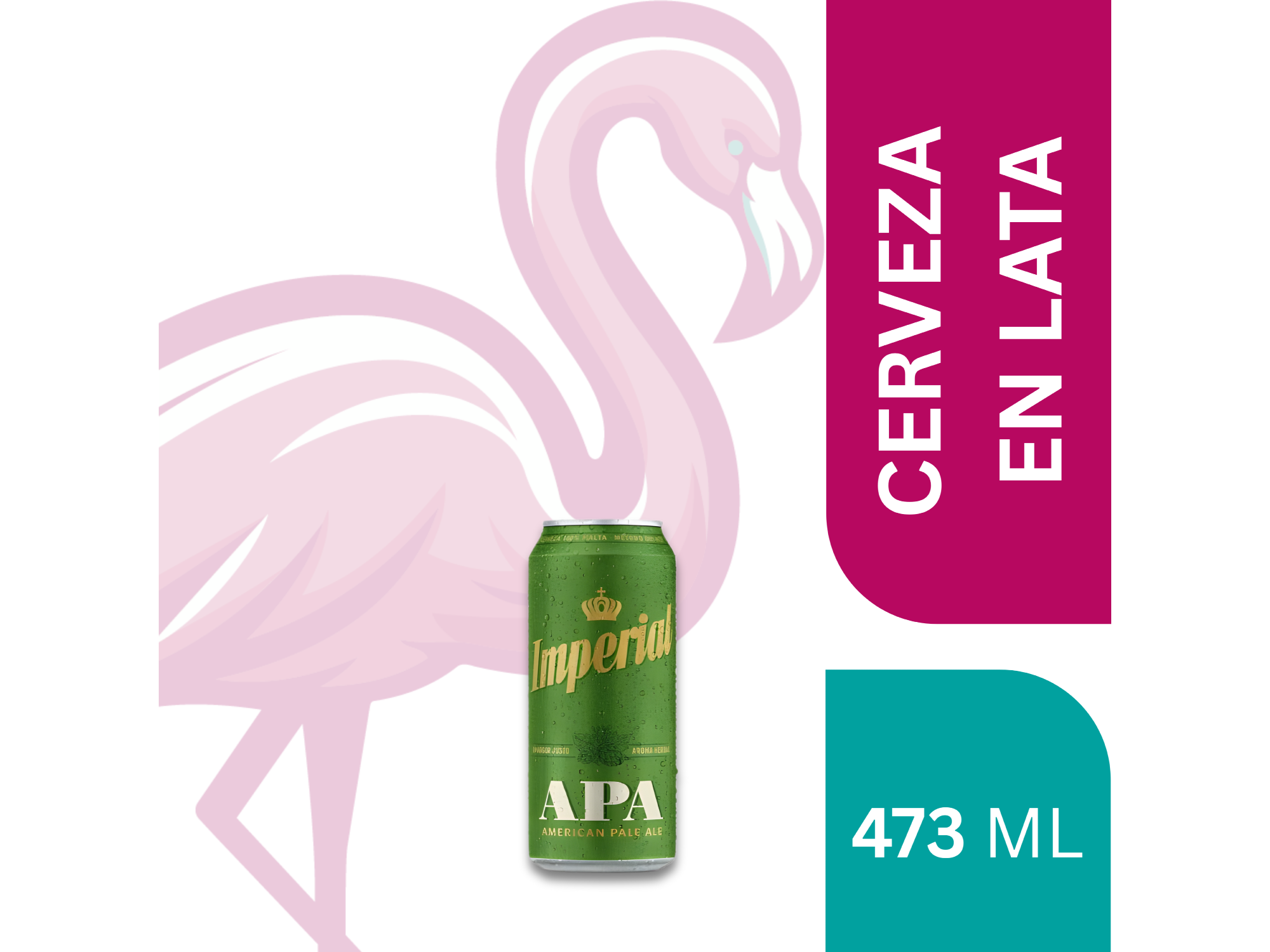 CERVEZA LATA IMPERIAL APA  473 ML