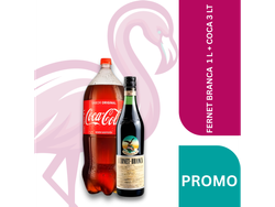FERNET BRANCA 1 L + COCA 3 LT