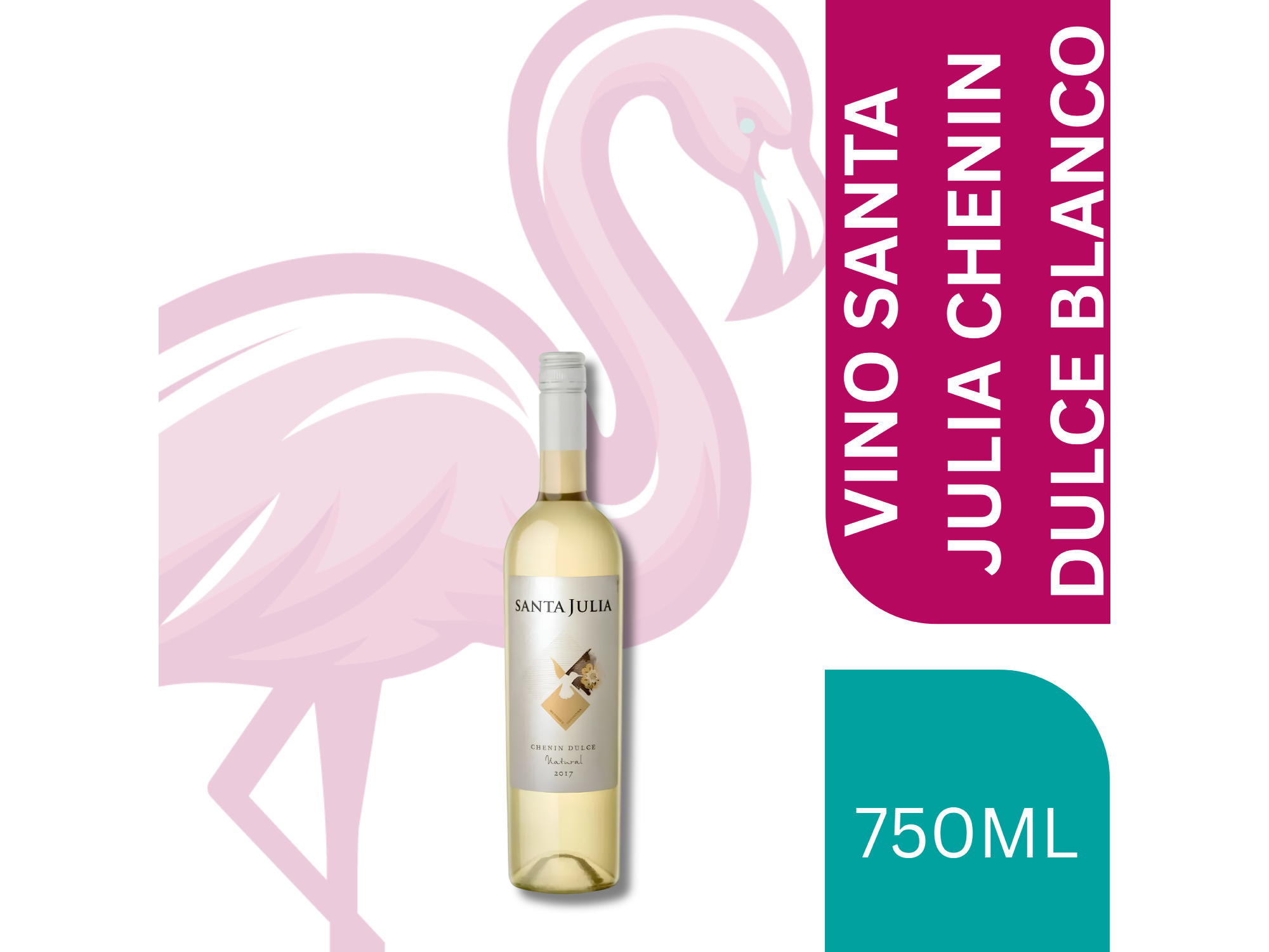 VINO SANTA JULIA CHENIN DULCE BLANCO 750 ML