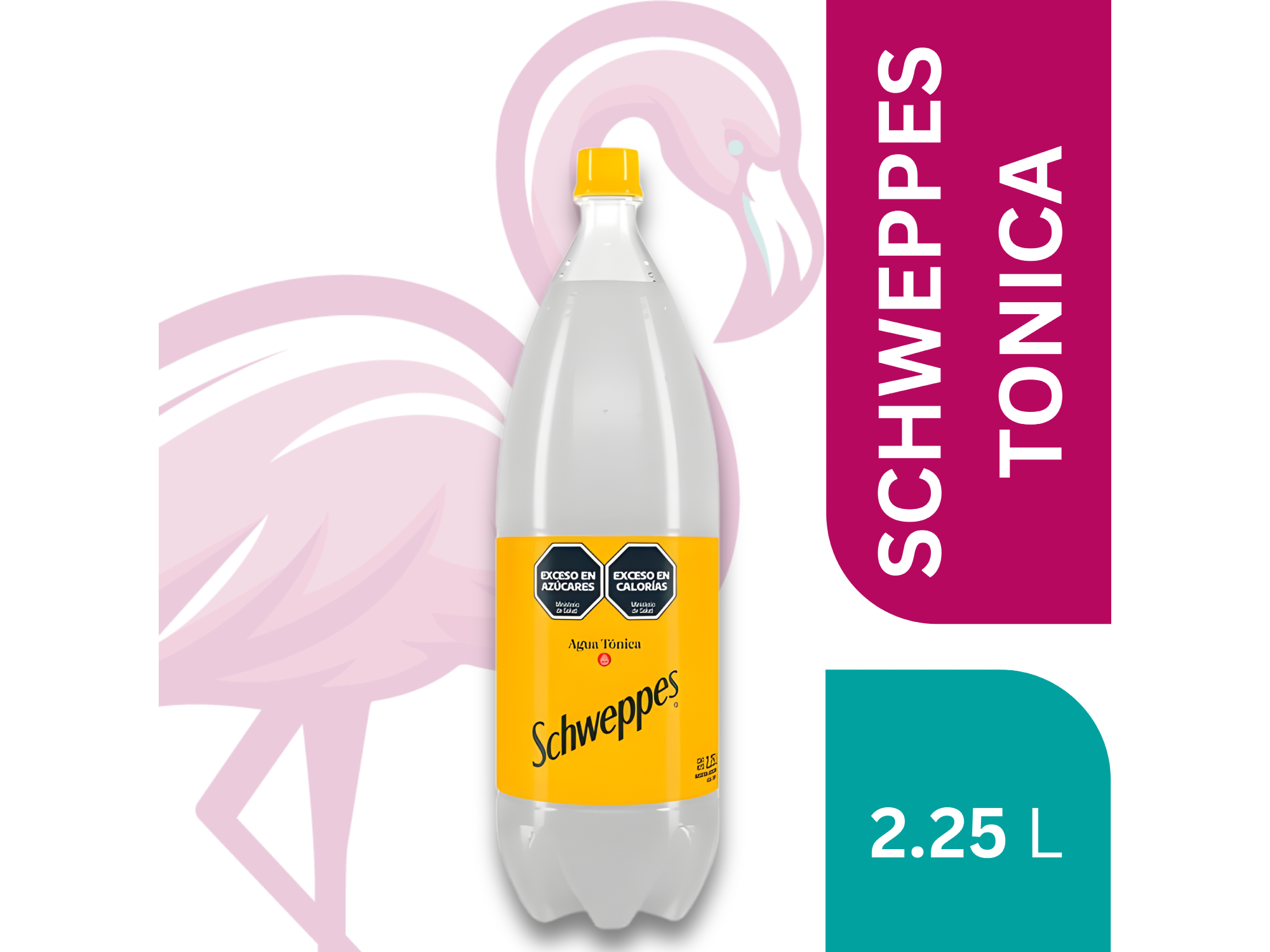 SCHWEPPES AGUA TONICA 2.25 LT
