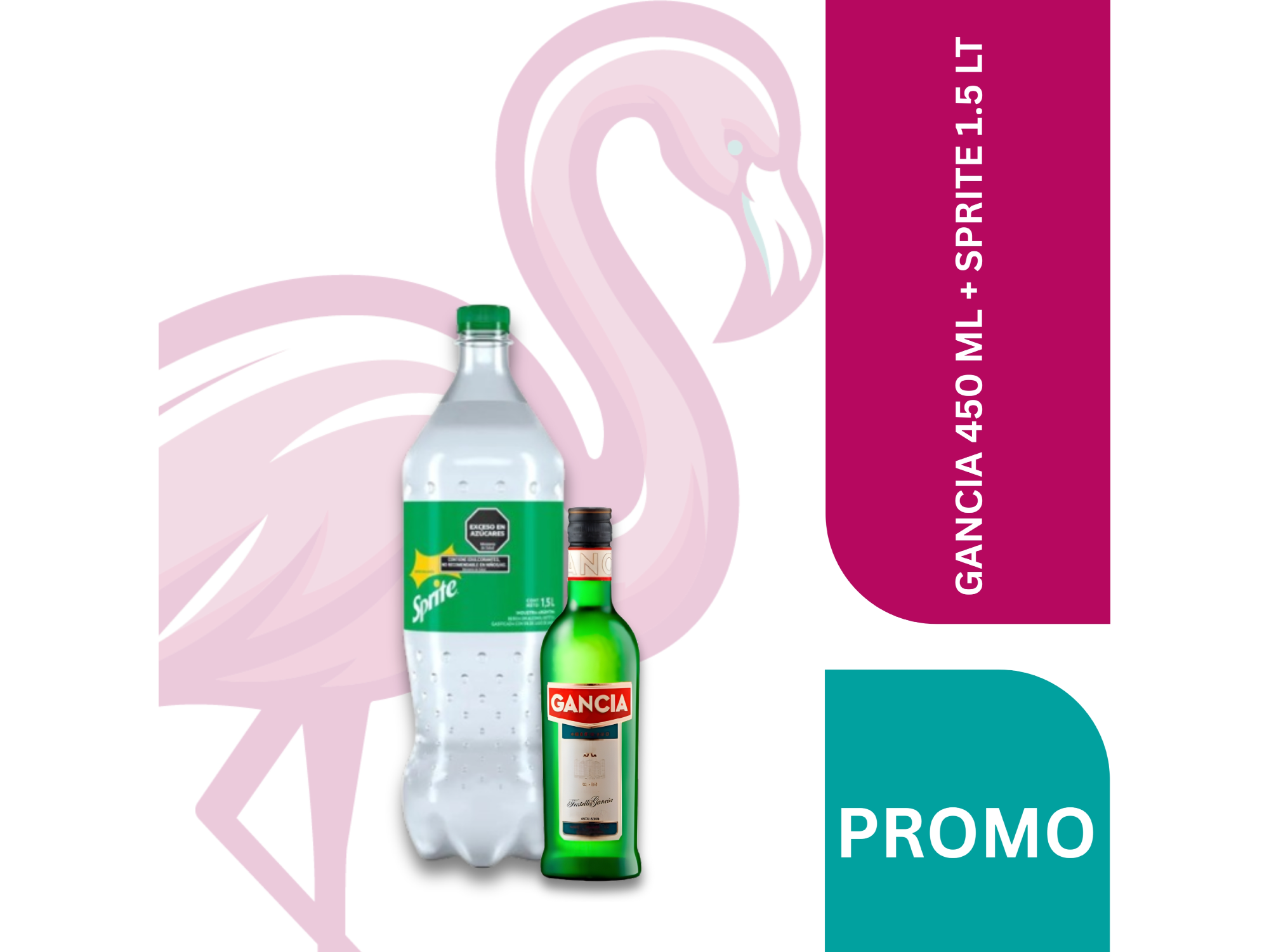 GANCIA 450 ML + SPRITE 1.5 LT