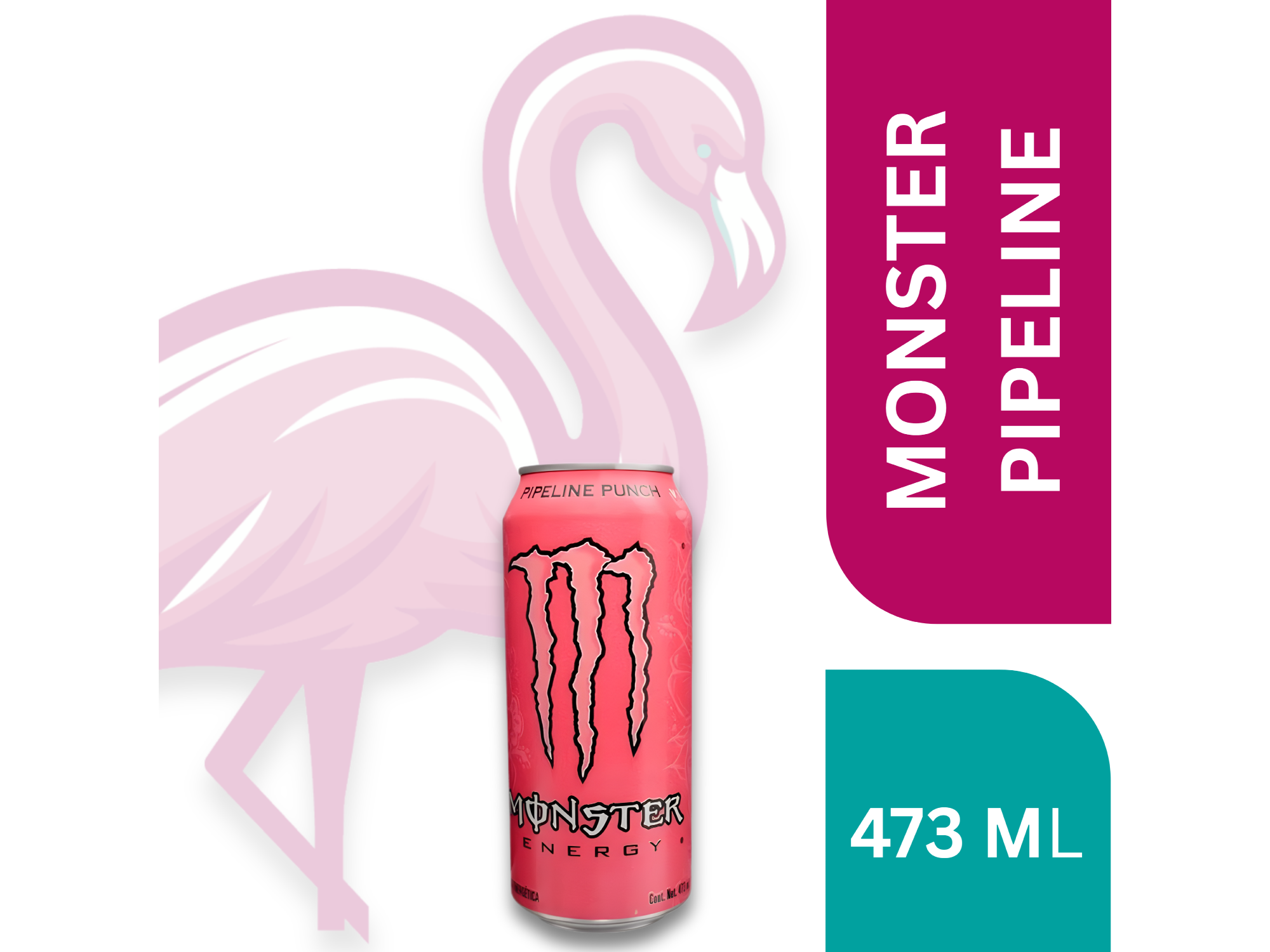 MONSTER PIPELINE PUNCH 473 ML (ROSA)