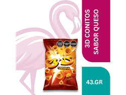 3D CONITOS SABOR QUESO 43 GR