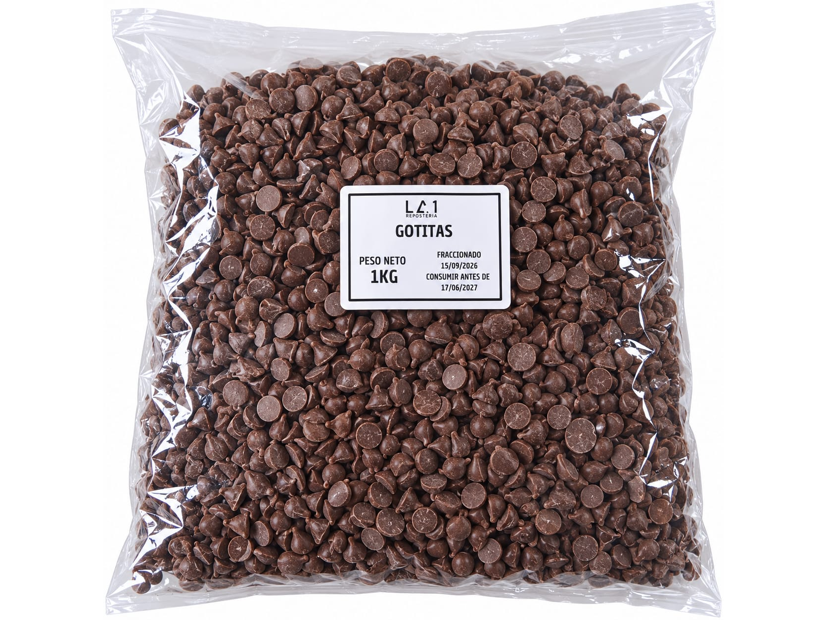 Gotitas de chocolate negro de La 1 Reposteria