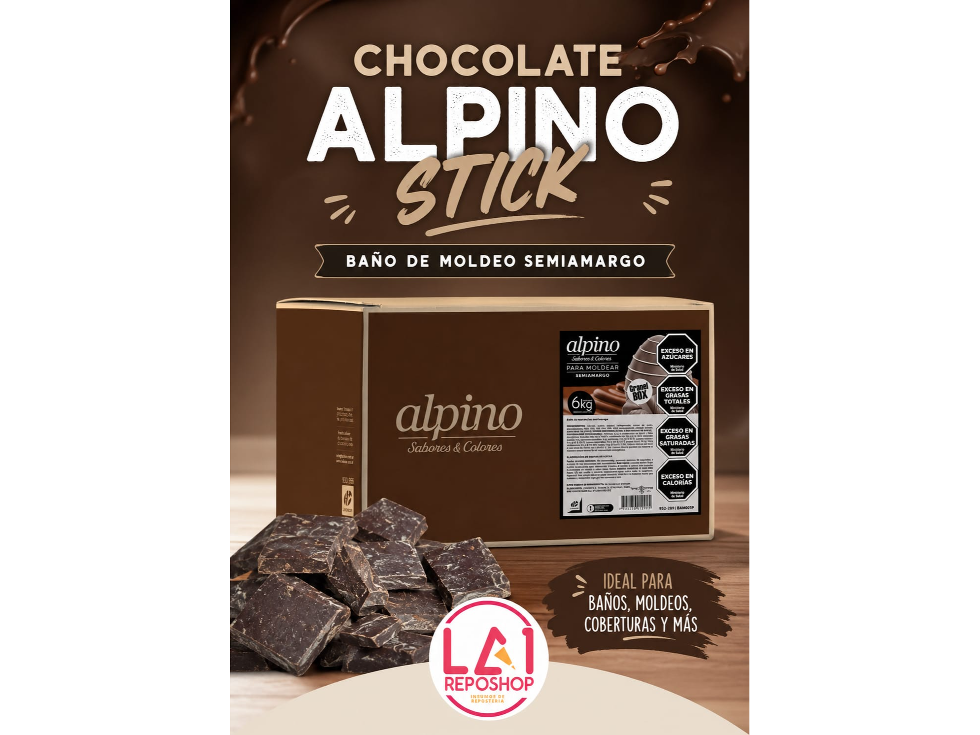 Alpino Stick Semiamargo
