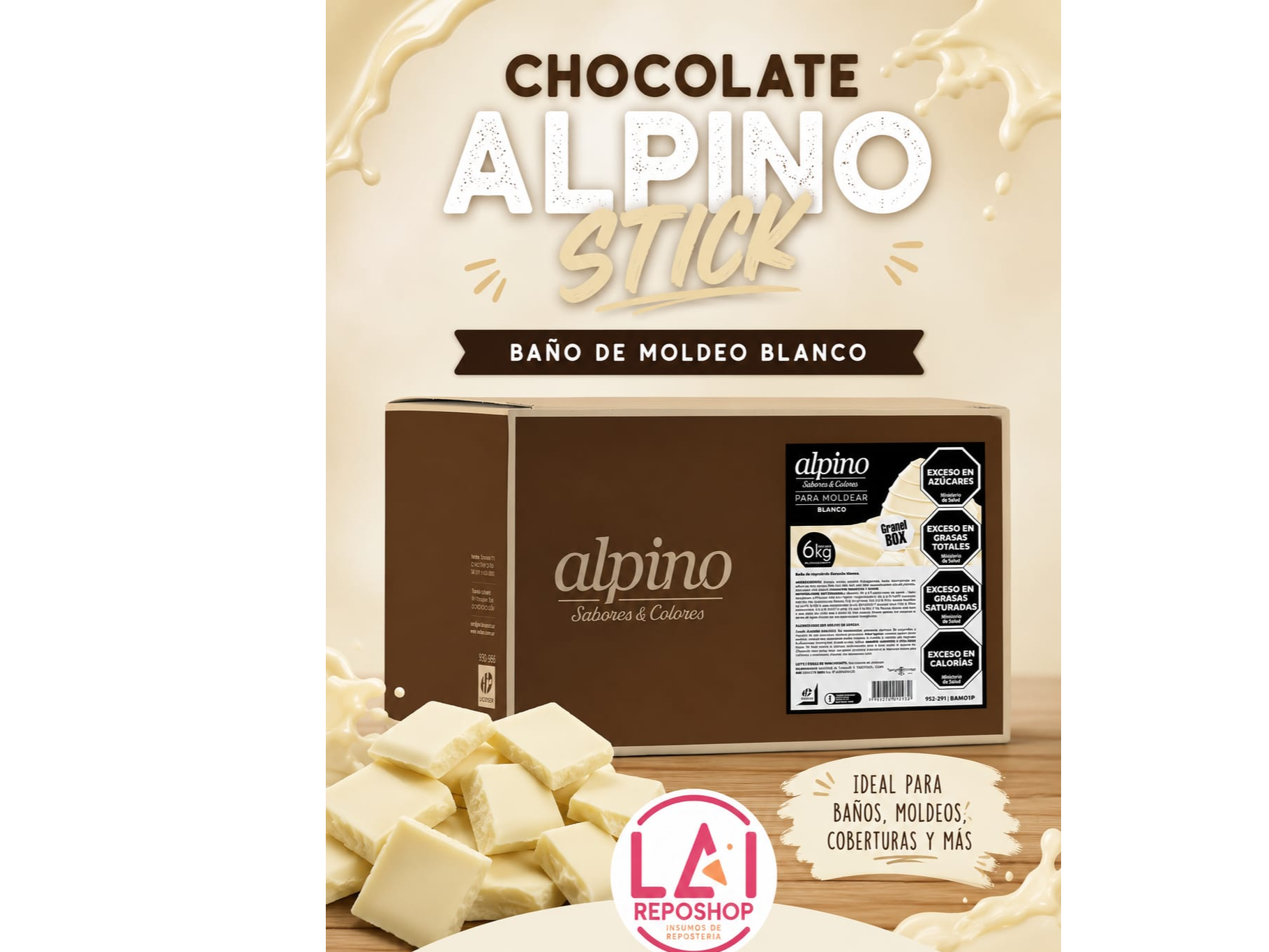 Alpino Stick Blanco