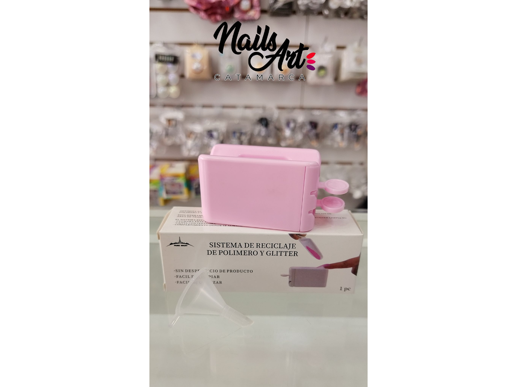 Recipiente para glitter