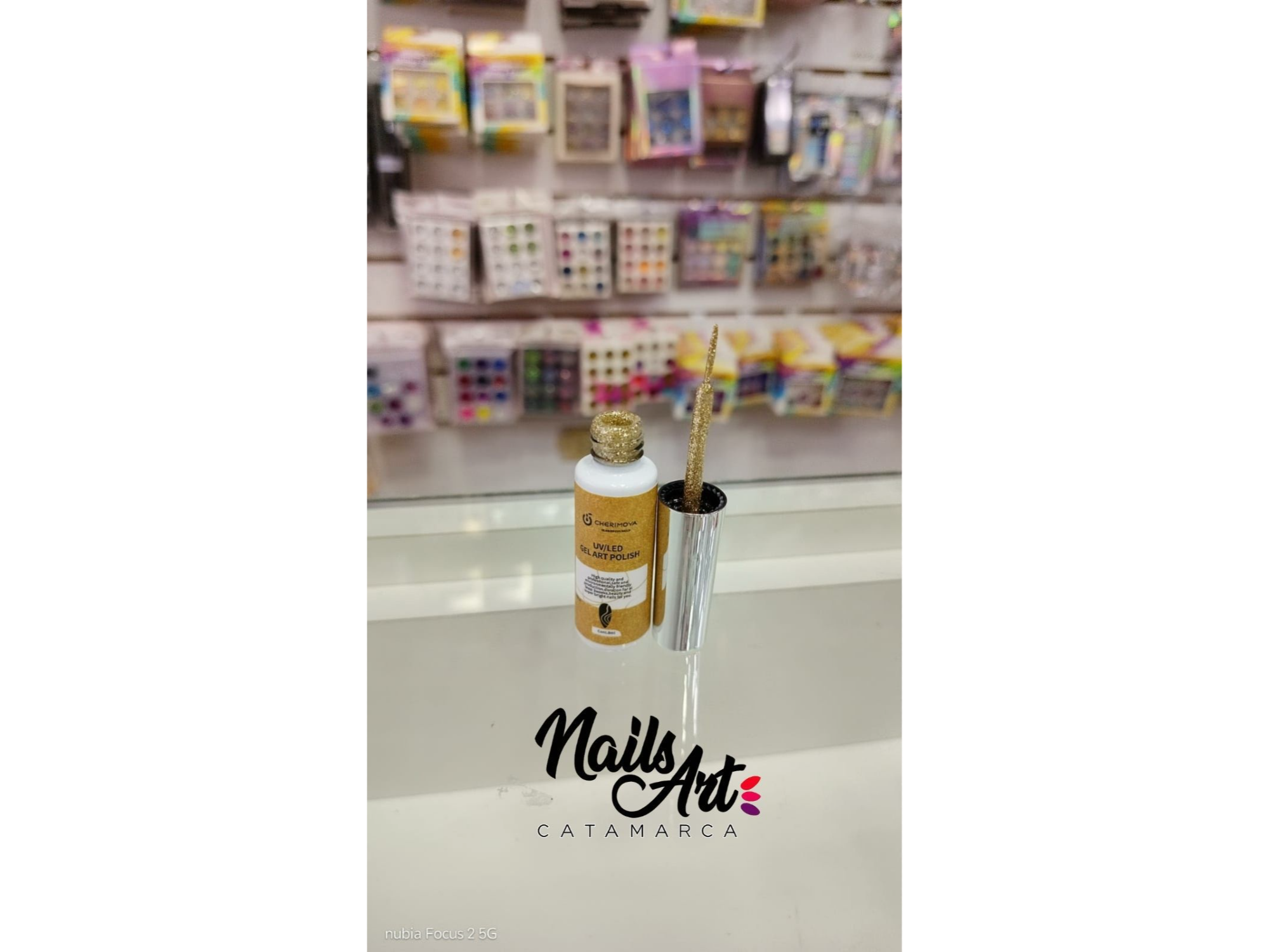 Gel nail art polish liner CHERIMOYA