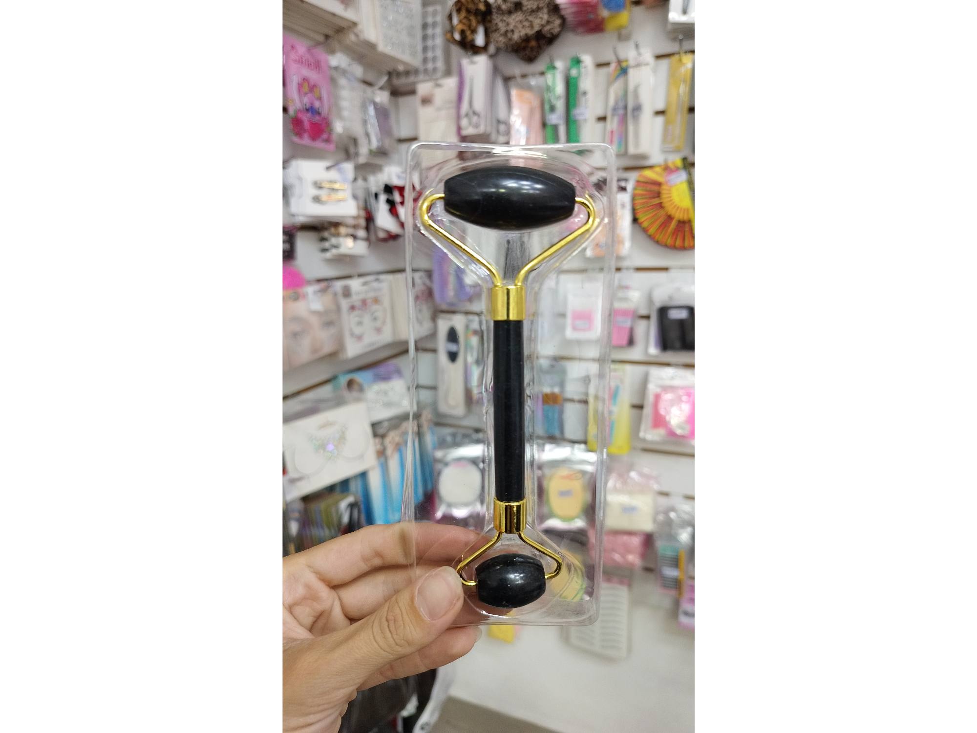 Rodillo facial de jade