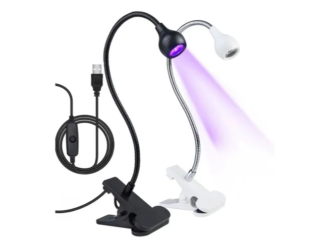 Lámpara clip brazo flexible