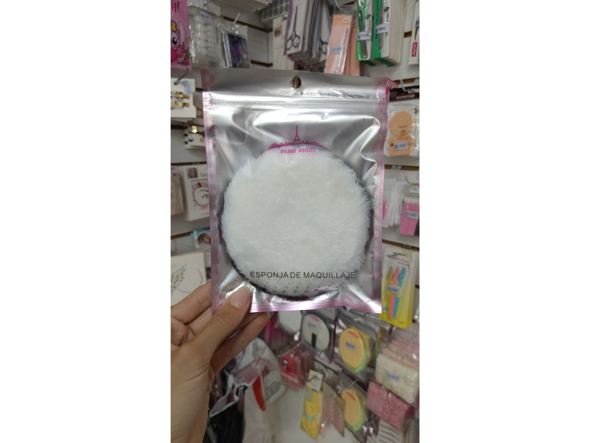 Esponja desmaquillante