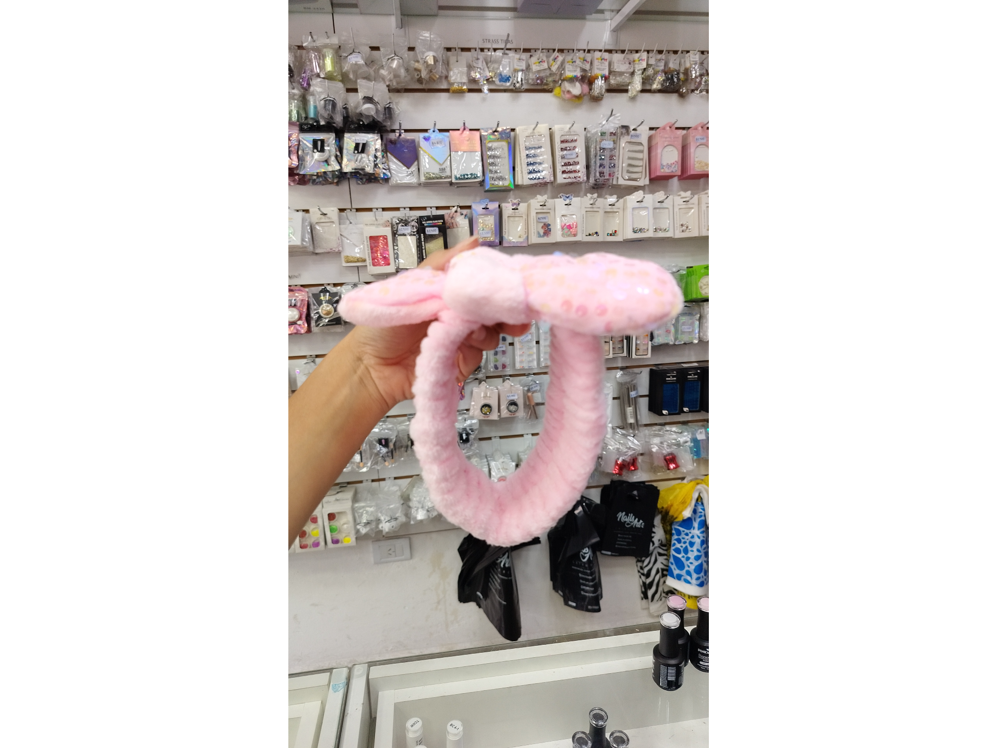 Vincha moño para skincare