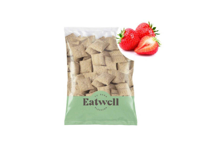 ALMOHADITAS DE FRUTILLA X 100 GR EATWELL