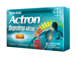 ACTRON 400MG CAPS BLANDA (IBUPROFENO)