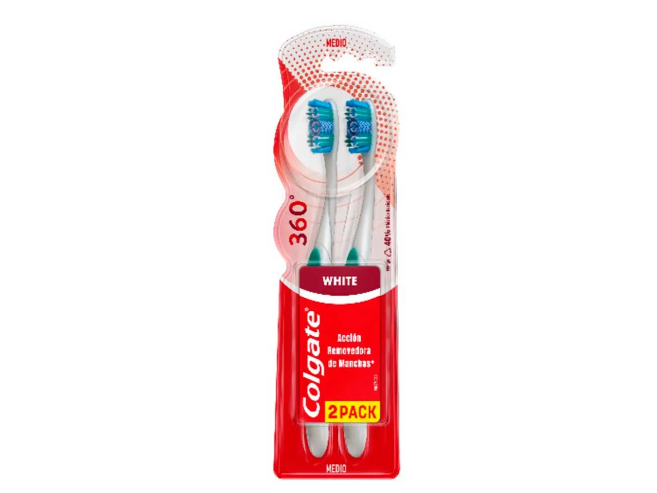 COLGATE CEP 360 LUM WHITE 2 X 1