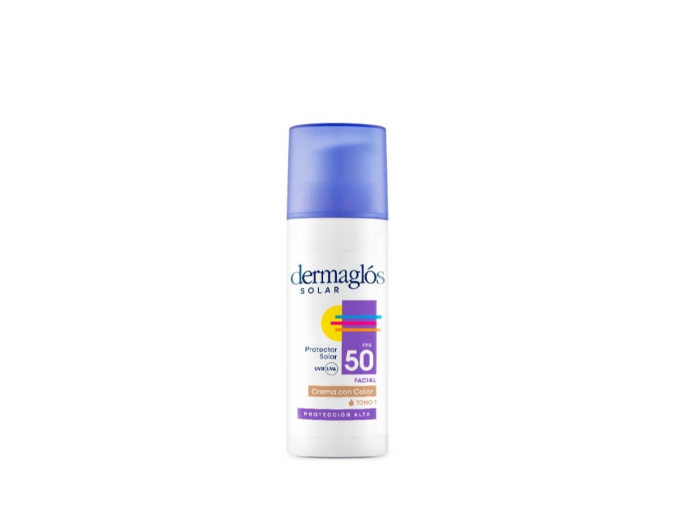 DERMAGLOS FACIAL FPS 50 TONO CLARO