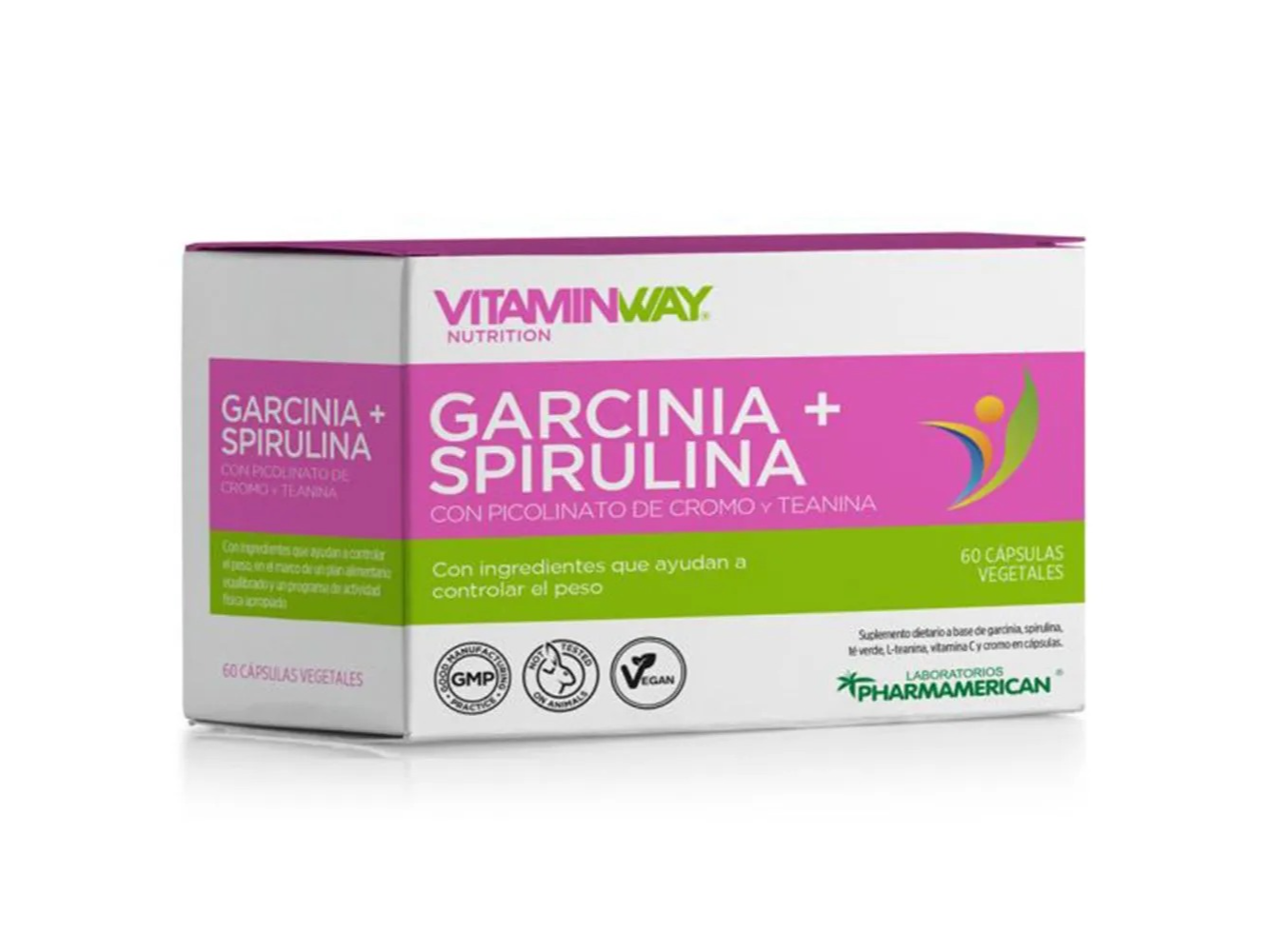 VITAMIN WAY GARCINIA + SPIRULINA CAP X 60