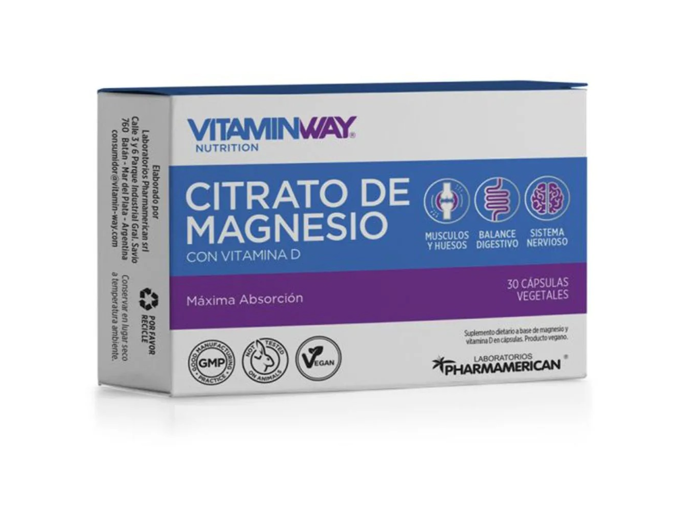 VITAMIN WAY CITRATO DE MAGNESIO CAPS X 30