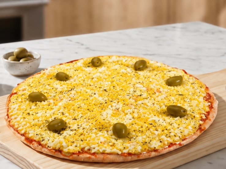 Muzza con huevo