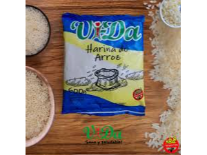 Harina arroz SIN TACC Vida x 500 g