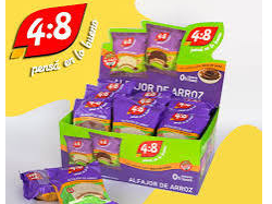 Alfajor de arroz SIN TACC. Caja x 12 un. 4:8