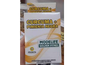 Curcuma + pimienta negra Modelife 100 capsulas