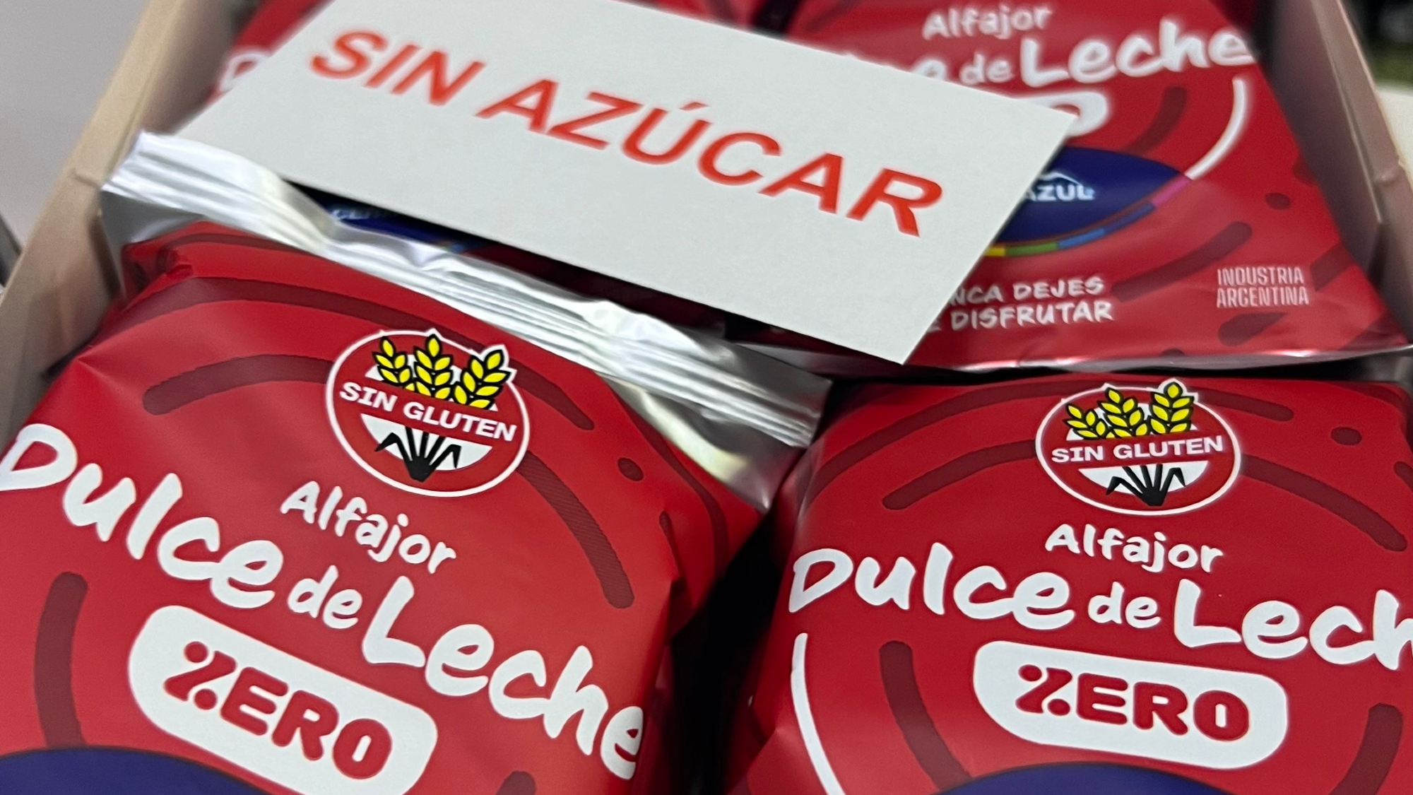Alfajores y barras sin azúcar / apto diabéticos
