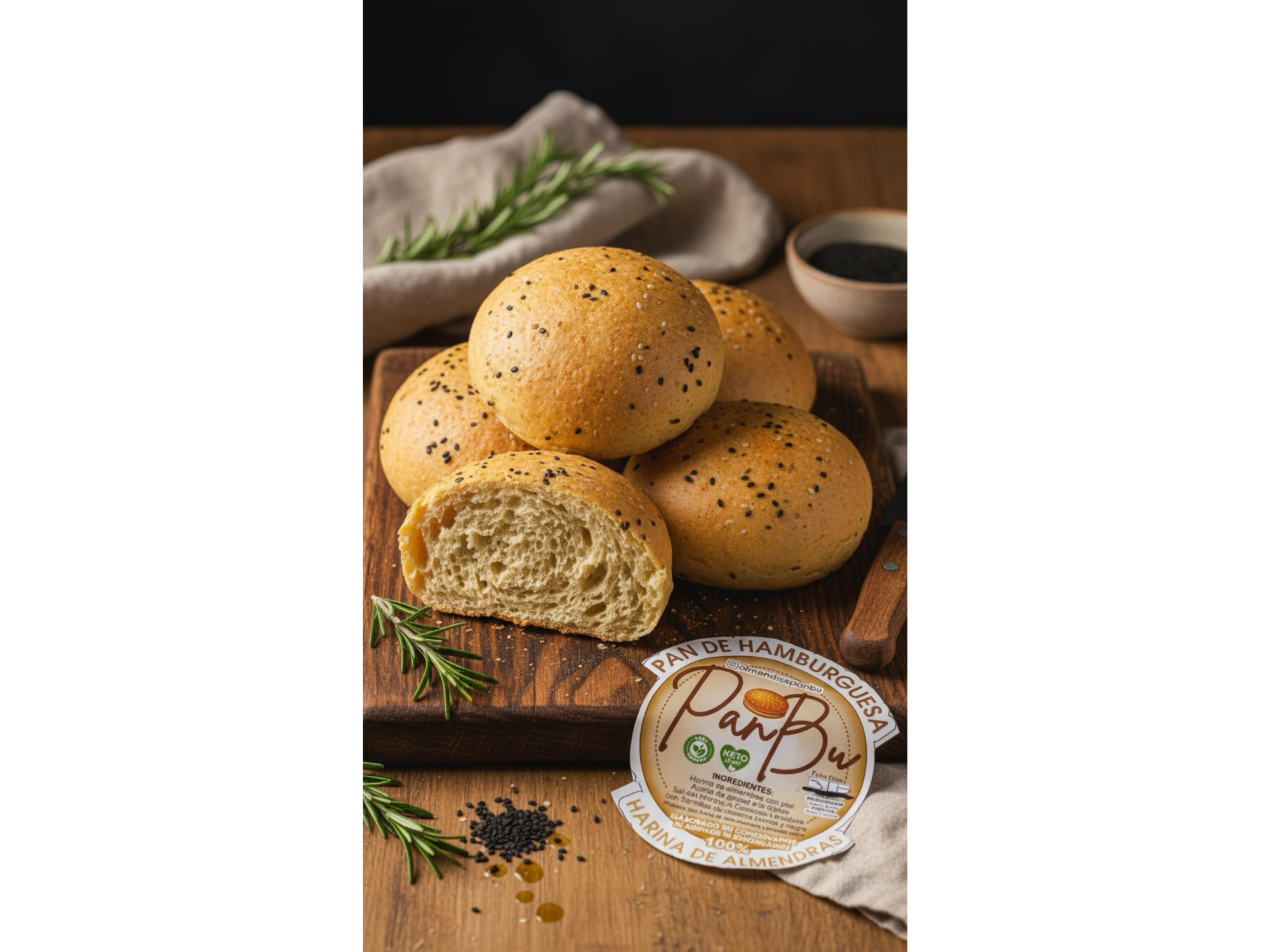 BOLLITOS PANBU TIPO FIGAZZITAS X 6 UNIDADES