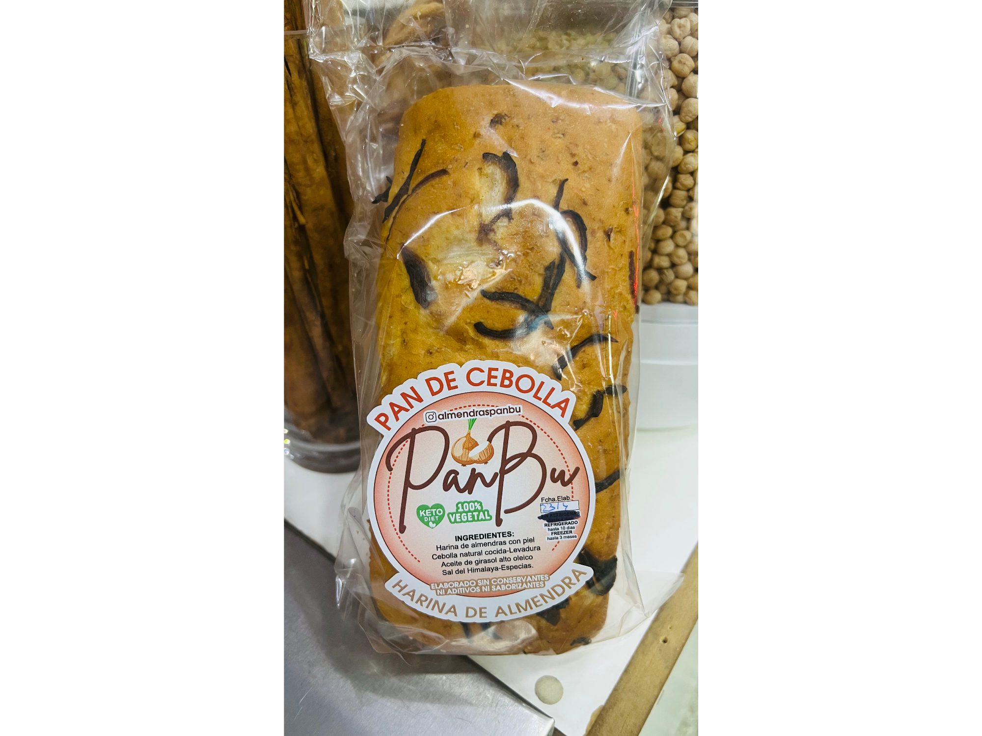 Pan de molde de Cebolla