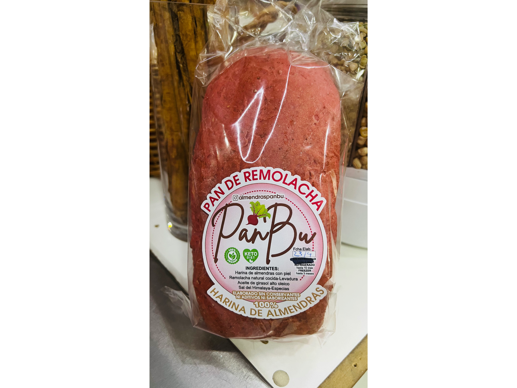 Pan de molde Remolacha